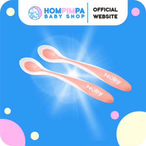Nuby Heat Sensor Spoon Orange 2Pk