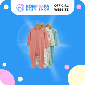 Bunny Baby Sleepsuits 3 Pack