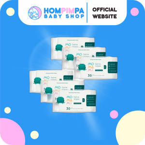 Momami Baby Saline Wipes 30 Sheets (6-Pack Variant)