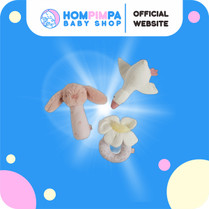 Mothercare 3 Pack Mothercare Plush Rattles