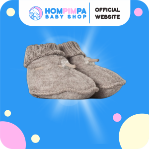 Sleeping Booties Sesame Melange